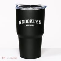 Brooklyn New York Brooklyn Black Cotton Polyester Colla Tumbler thumb 0
