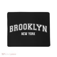 Brooklyn New York Brooklyn Black Cotton Polyester Colla Mousepad thumb 0