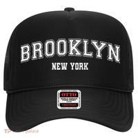 Brooklyn New York Brooklyn Black Cotton Polyester Colla Hat thumb 0