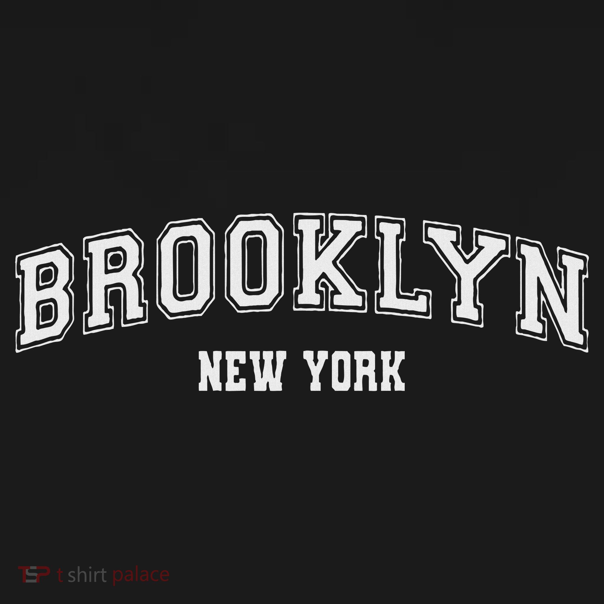 Brooklyn New York Brooklyn Black Cotton Polyester Colla Kids Hoodie