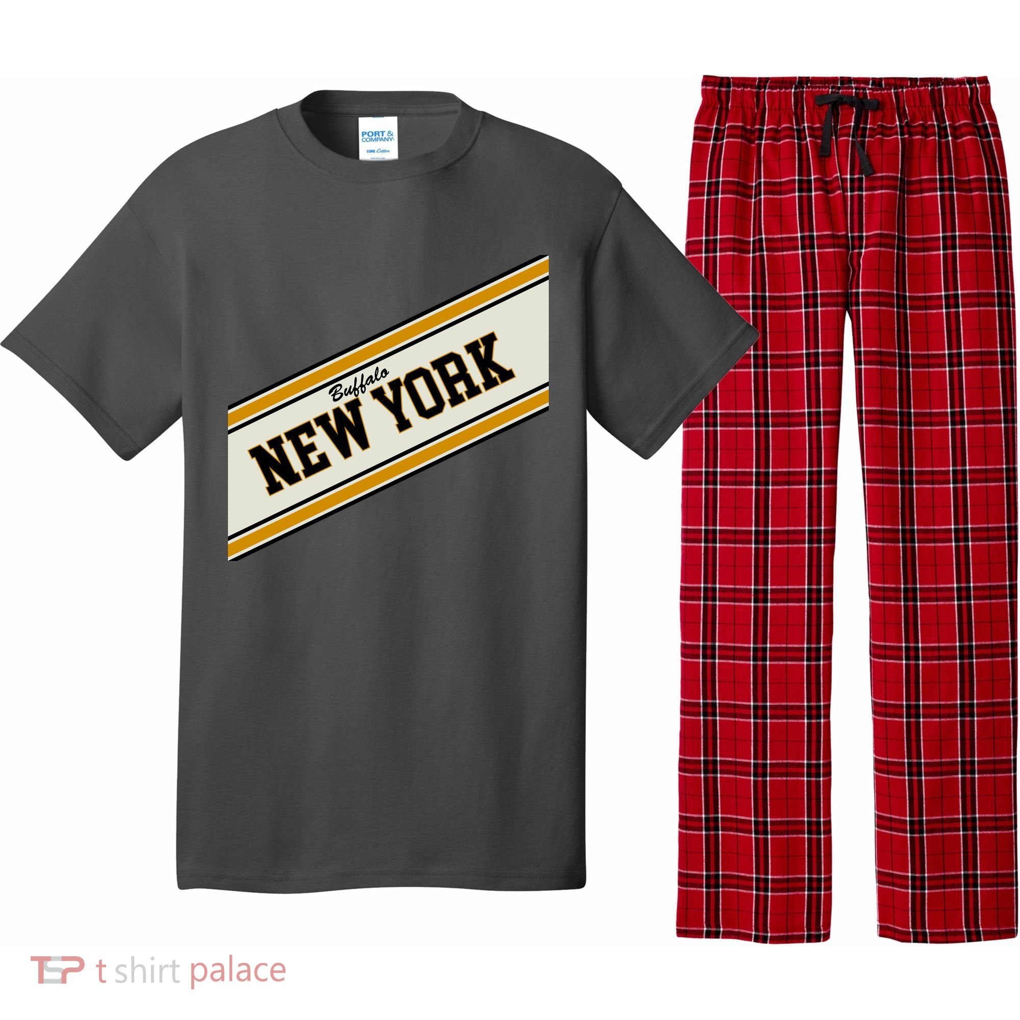 Buffalo New York Varsity Logo Pajama Set