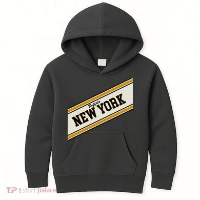 Buffalo New York Varsity Logo Kids Hoodie