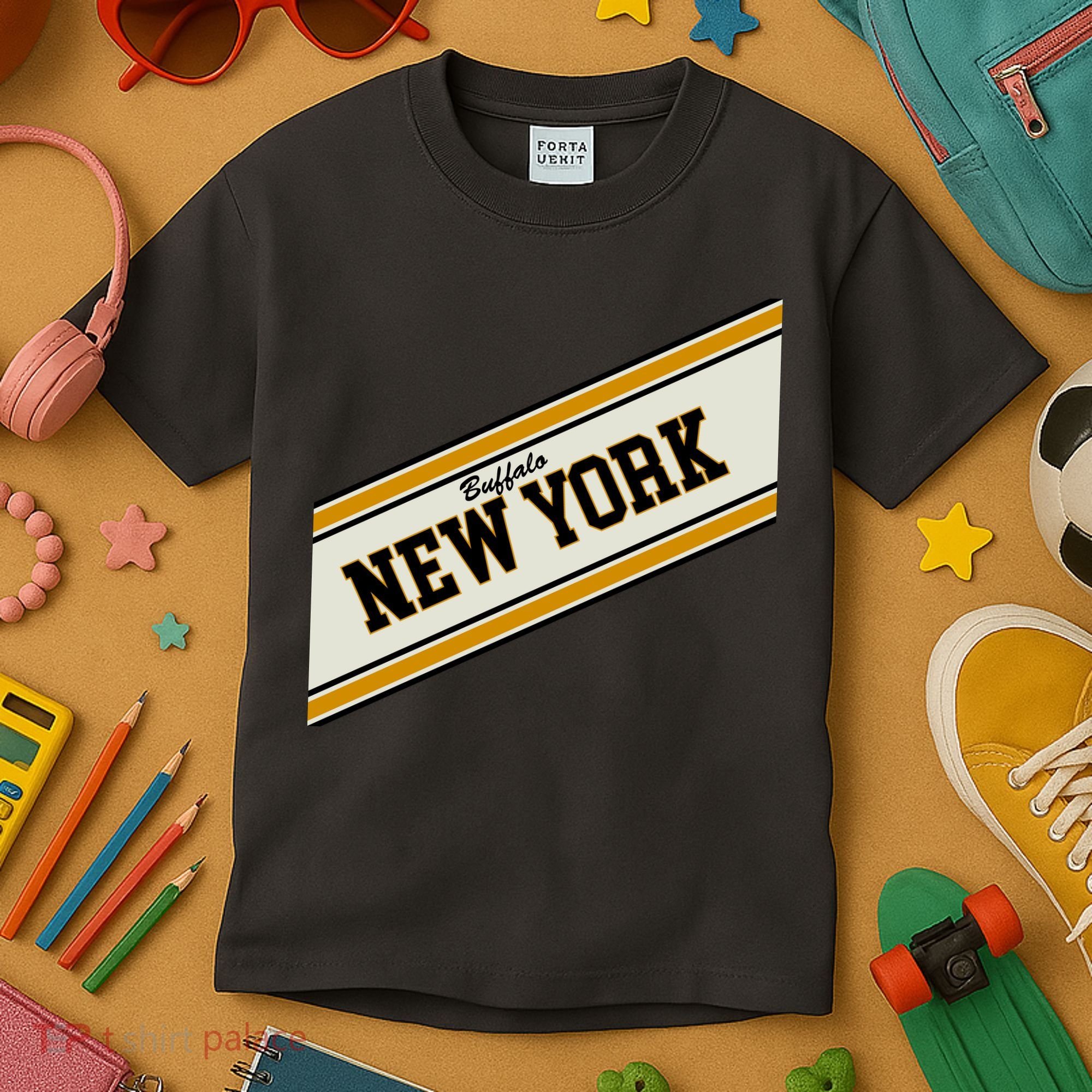 Buffalo New York Varsity Logo Kids T-Shirt