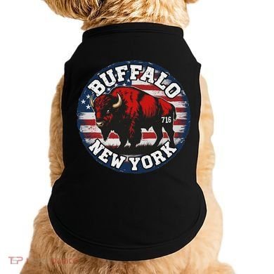 Buffalo New York 716 Area Code Bison Wny Bflo Pride Doggie Tank