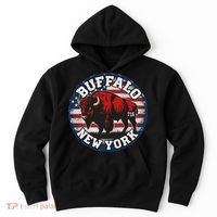 Buffalo New York 716 Area Code Bison Wny Bflo Pride Hoodie thumb 0