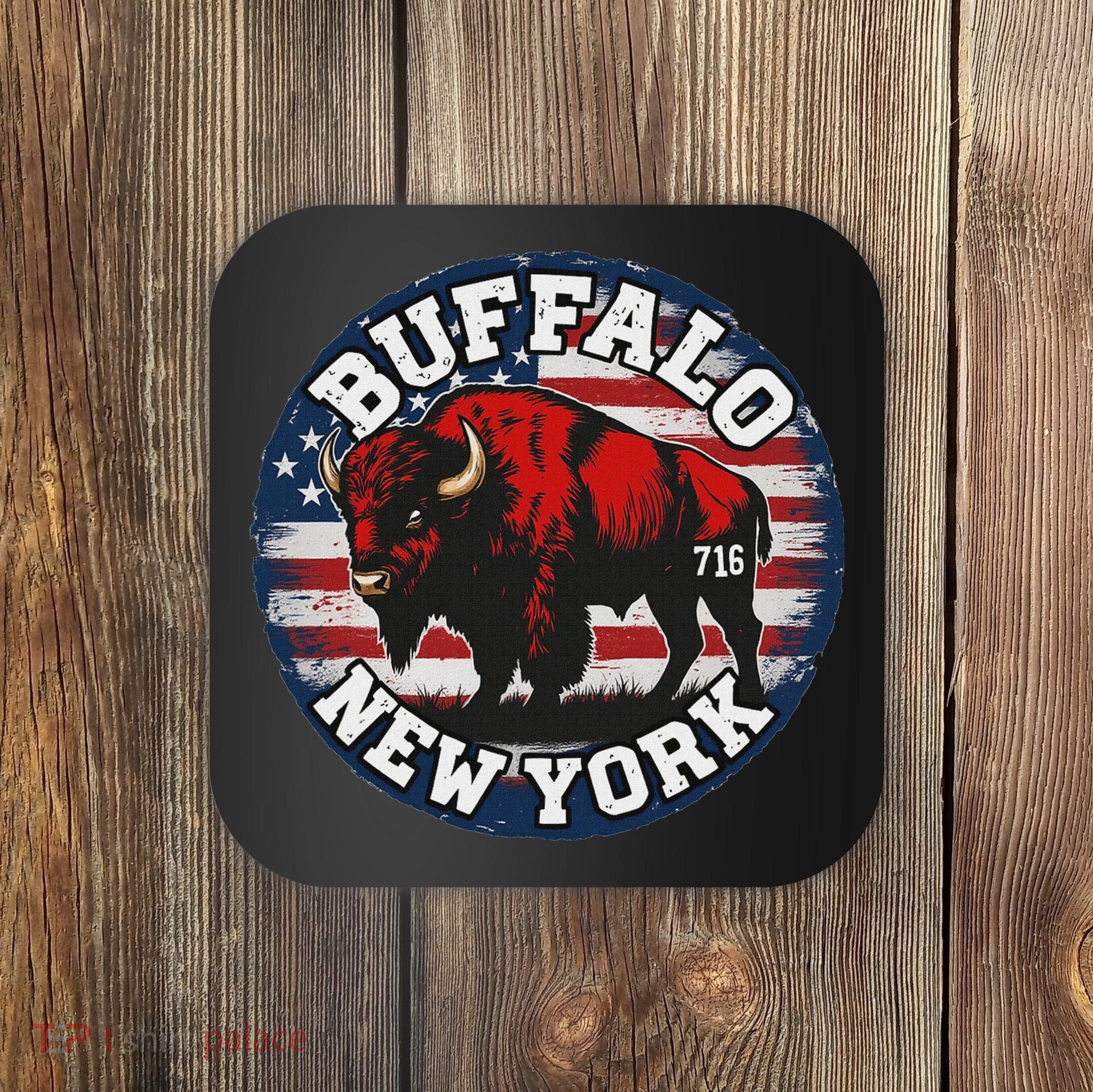 Buffalo New York 716 Area Code Bison Wny Bflo Pride Coaster