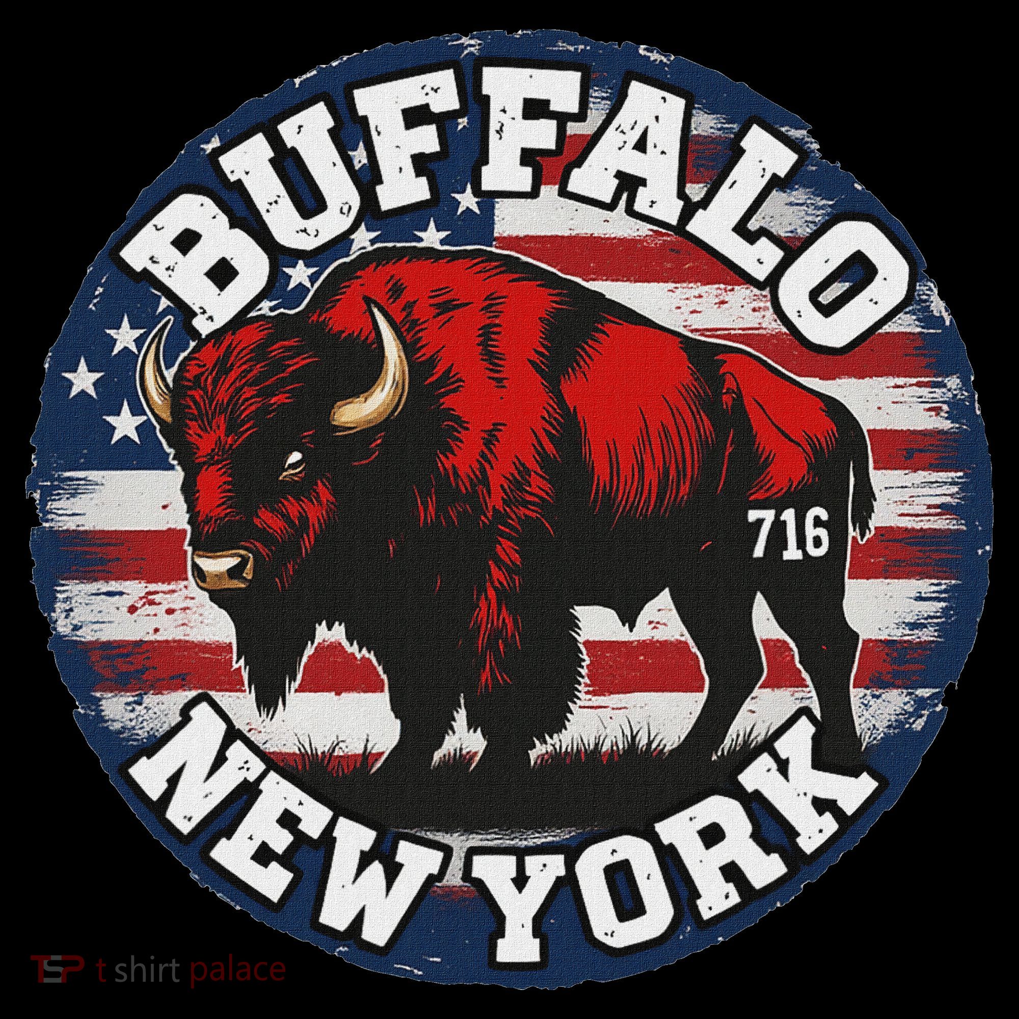 Buffalo New York 716 Area Code Bison Wny Bflo Pride Coaster
