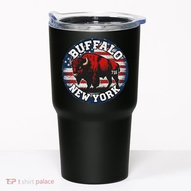 Buffalo New York 716 Area Code Bison Wny Bflo Pride Tumbler