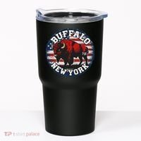 Buffalo New York 716 Area Code Bison Wny Bflo Pride Tumbler thumb 0