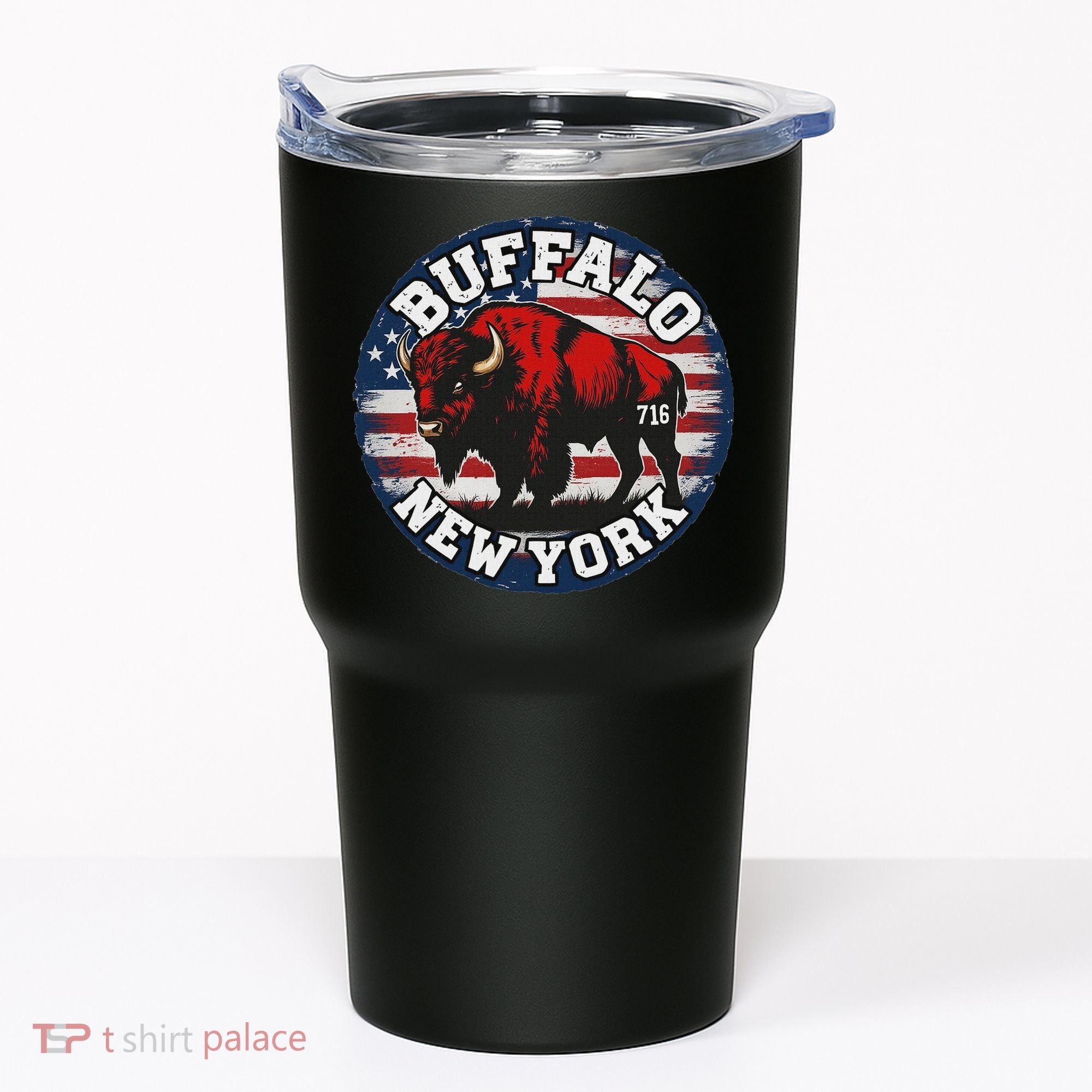 Buffalo New York 716 Area Code Bison Wny Bflo Pride Tumbler