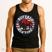 Buffalo New York 716 Area Code Bison Wny Bflo Pride Tank Top thumb 3