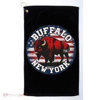 Buffalo New York 716 Area Code Bison Wny Bflo Pride Golf Towel thumb 0