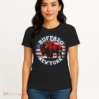 Buffalo New York 716 Area Code Bison Wny Bflo Pride Women's T-Shirt thumb 4