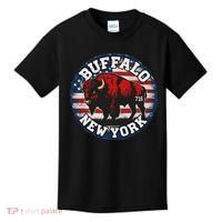 Buffalo New York 716 Area Code Bison Wny Bflo Pride Kids T-Shirt thumb 0