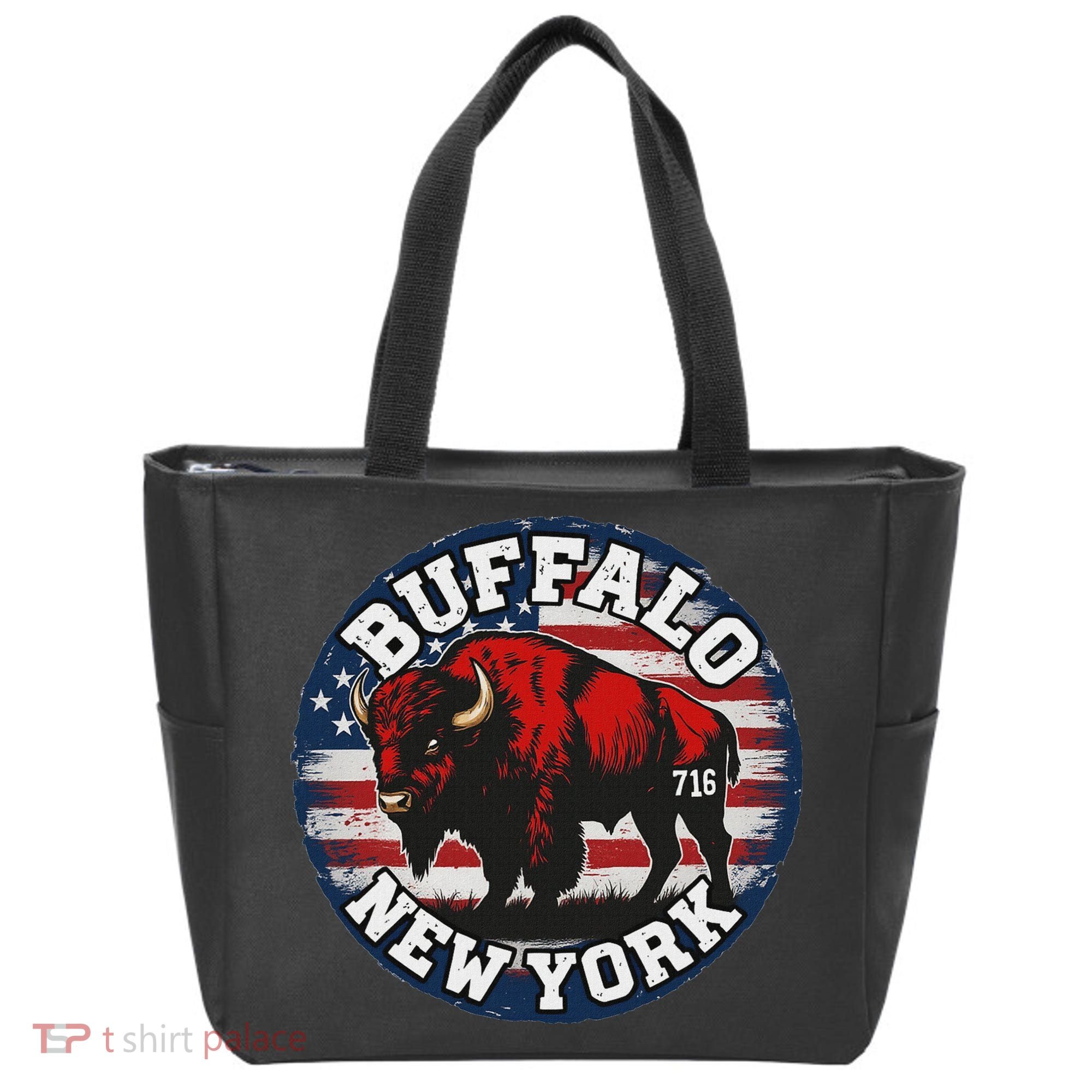 Buffalo New York 716 Area Code Bison Wny Bflo Pride Tote Bag