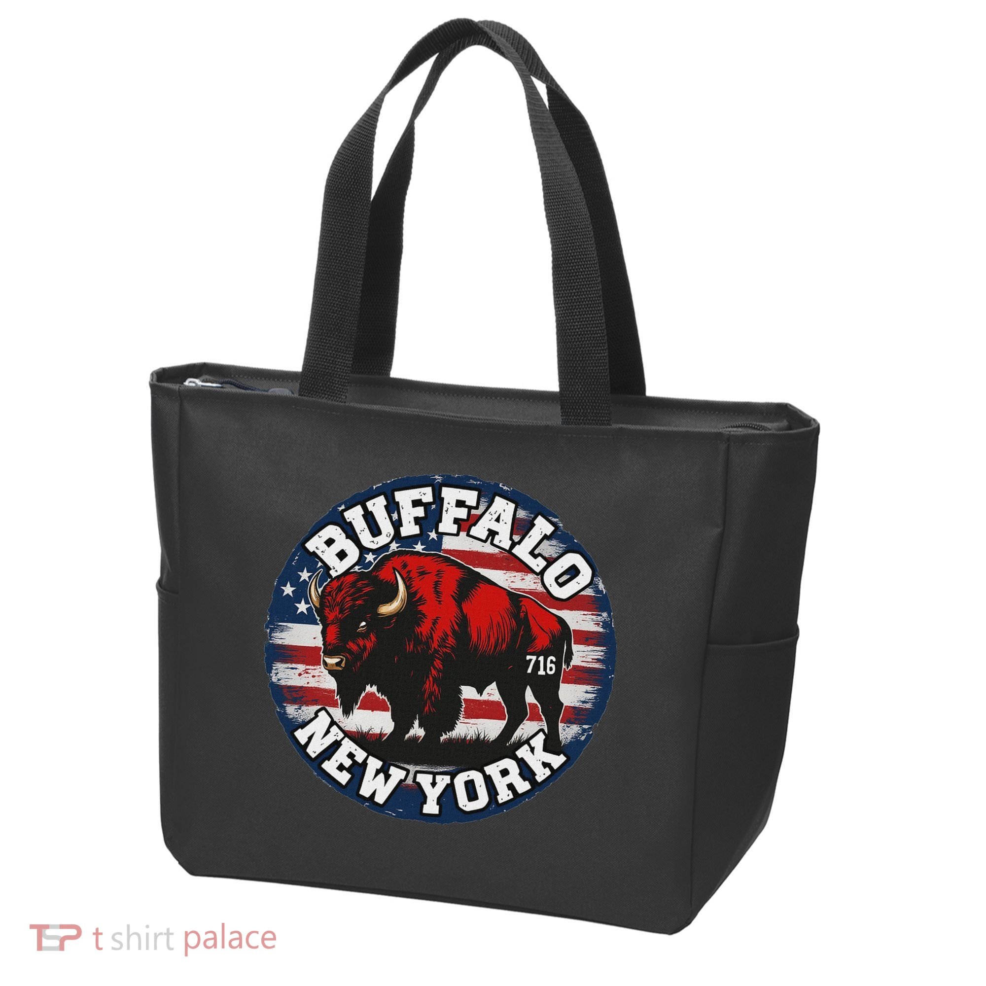 Buffalo New York 716 Area Code Bison Wny Bflo Pride Tote Bag