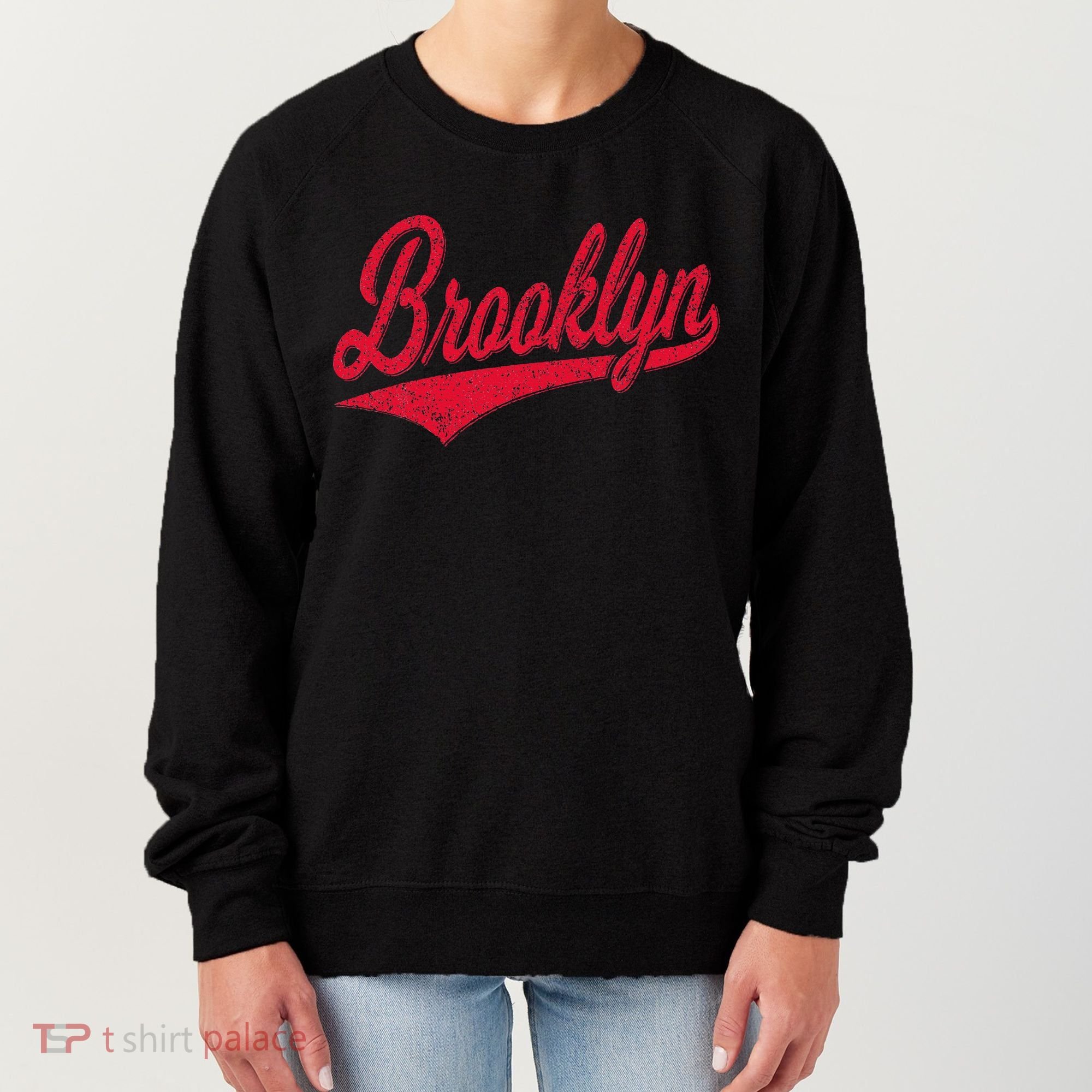 Brooklyn New York Ny Varsity Script Classic Sport Jersey Women's Sweatshirt