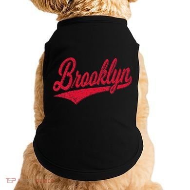 Brooklyn New York Ny Varsity Script Classic Sport Jersey Doggie Tank