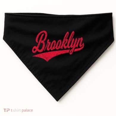 Brooklyn New York Ny Varsity Script Classic Sport Jersey USA-Made Doggie Bandana