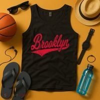 Brooklyn New York Ny Varsity Script Classic Sport Jersey Tank Top thumb 4