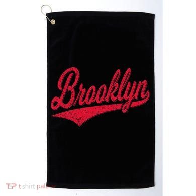Brooklyn New York Ny Varsity Script Classic Sport Jersey Golf Towel