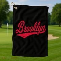 Brooklyn New York Ny Varsity Script Classic Sport Jersey Golf Towel thumb 1