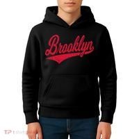 Brooklyn New York Ny Varsity Script Classic Sport Jersey Kids Hoodie thumb 4
