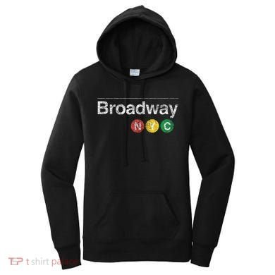 BROADWAY New York NYC Worn Design  Women's Hoodie