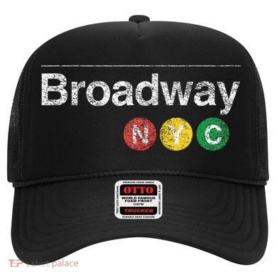 BROADWAY New York NYC Worn Design  Hat