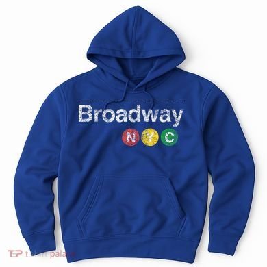 BROADWAY New York NYC Worn Design  Hoodie