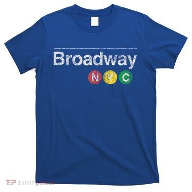 BROADWAY New York NYC Worn Design  T-Shirt
