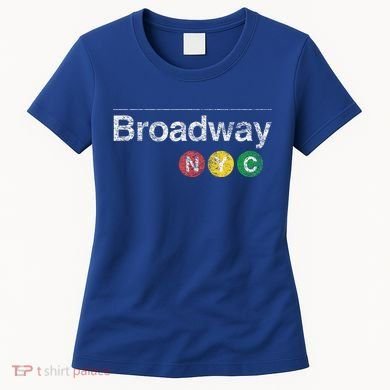 BROADWAY New York NYC Worn Design  Women's T-Shirt