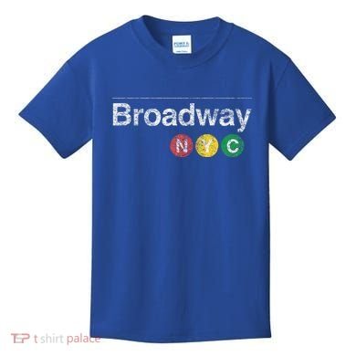 BROADWAY New York NYC Worn Design  Kids T-Shirt