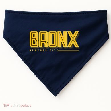 Bronx New York City Logo USA-Made Doggie Bandana