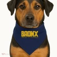 Bronx New York City Logo USA-Made Doggie Bandana thumb 1