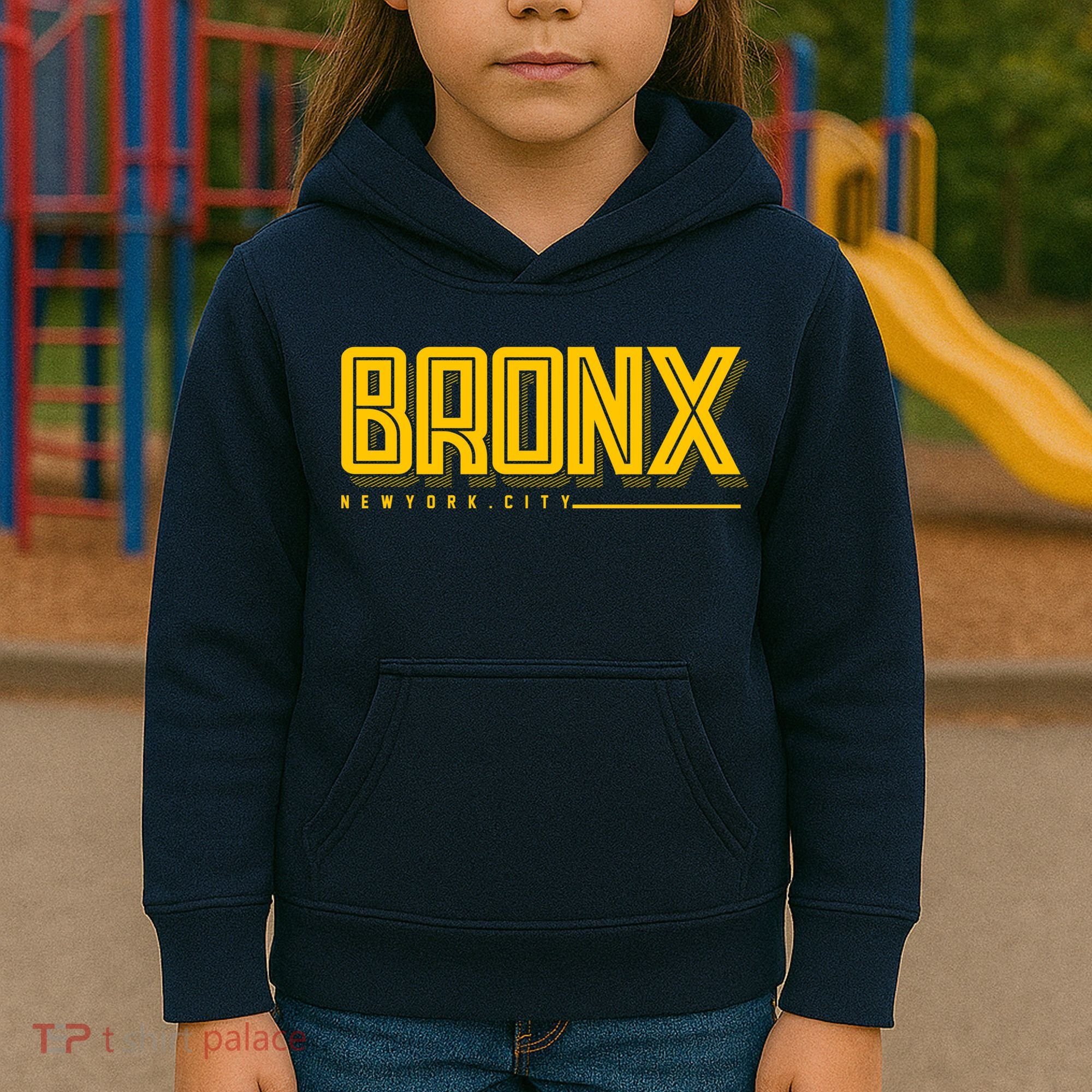 Bronx New York City Logo Kids Hoodie