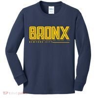 Bronx New York City Logo Kids Long Sleeve Shirt thumb 0