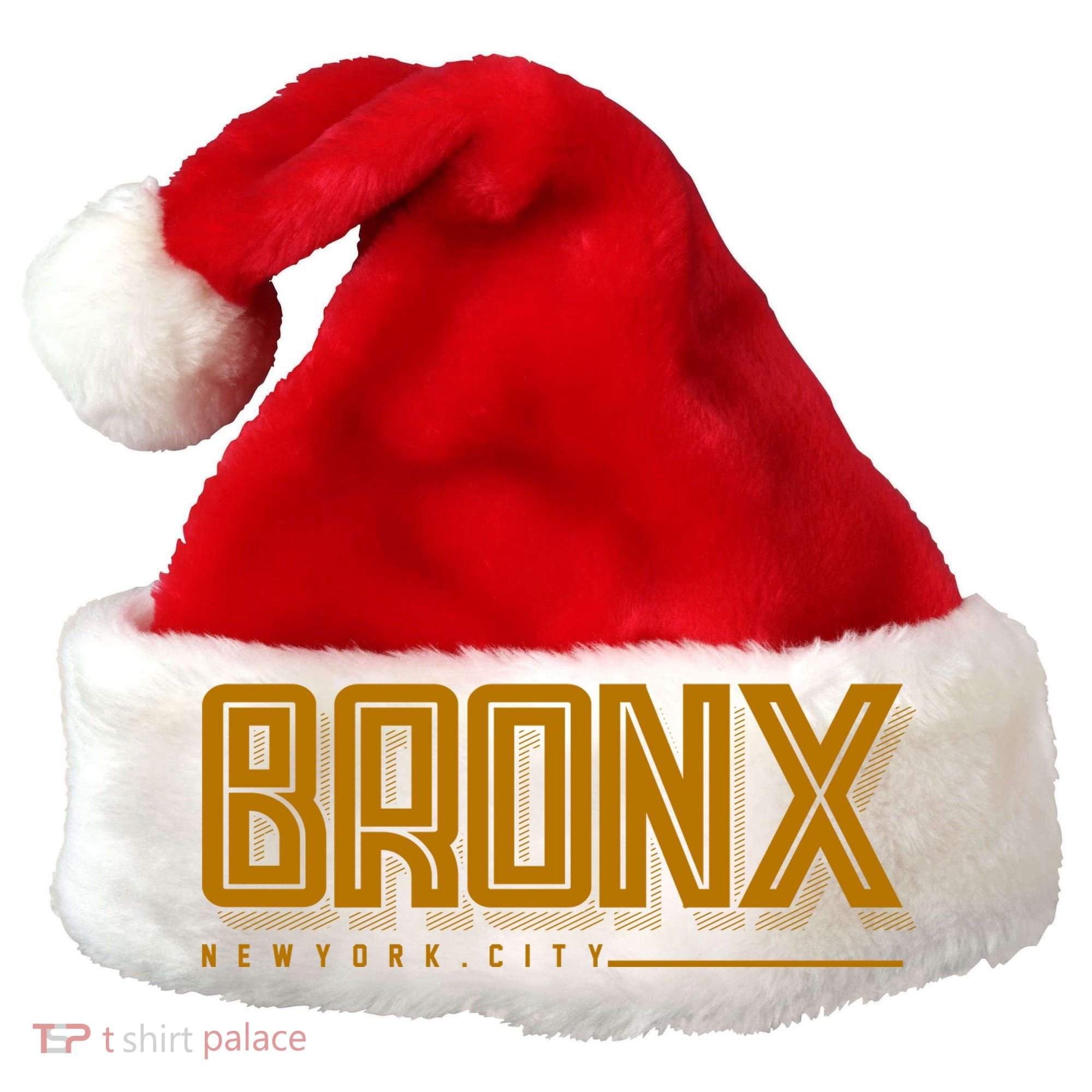 Bronx New York City Logo Santa Hat