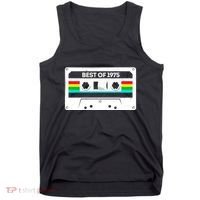 Best Of 1975 Retro 50th Birthday Mixtape Tank Top thumb 0