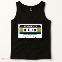 Best Of 1975 Retro 50th Birthday Mixtape Tank Top thumb 2