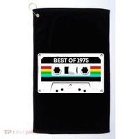 Best Of 1975 Retro 50th Birthday Mixtape Golf Towel thumb 0