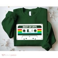 Best Of 1975 Retro 50th Birthday Mixtape Sweatshirt thumb 2
