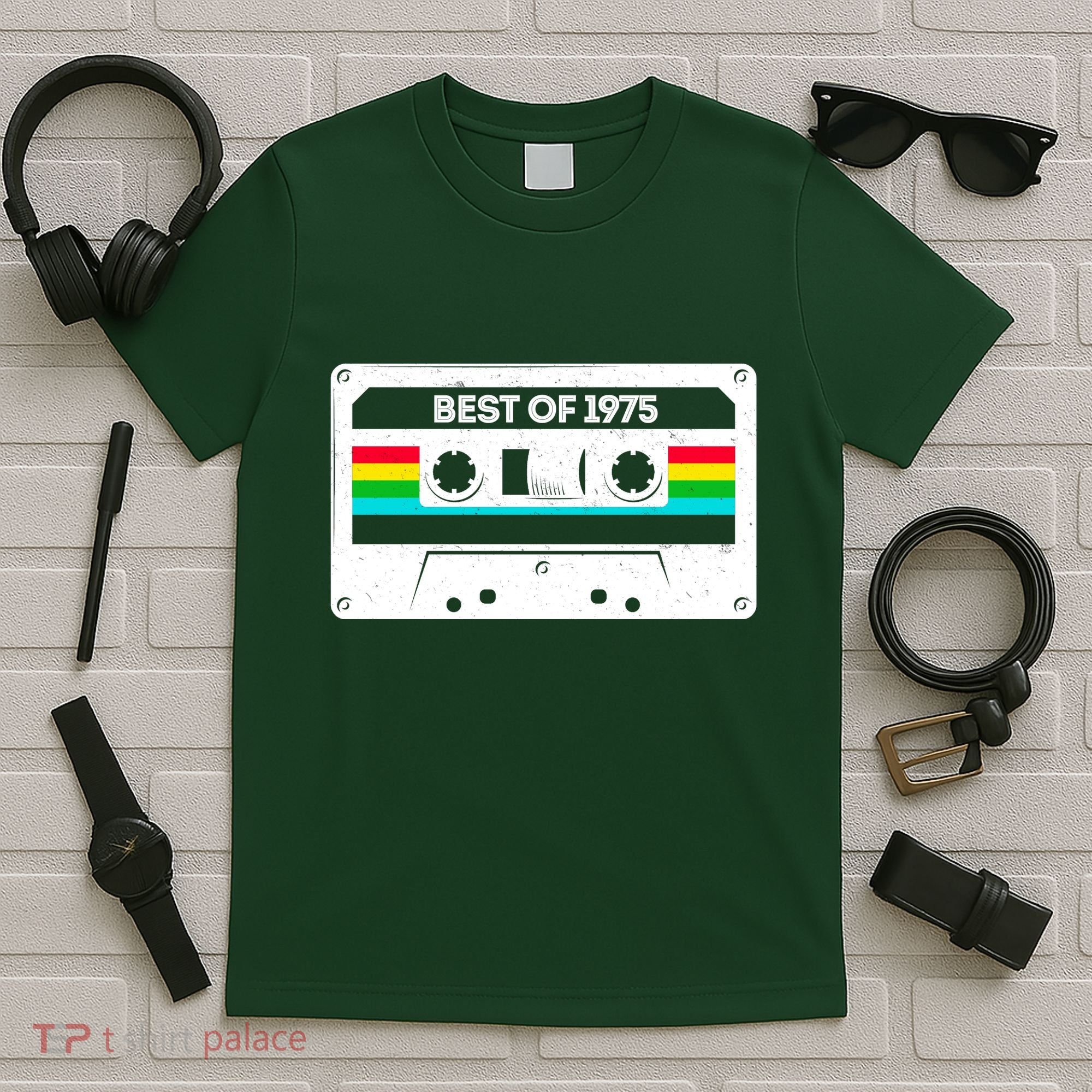 Best Of 1975 Retro 50th Birthday Mixtape T-Shirt