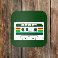 Best Of 1975 Retro 50th Birthday Mixtape Coaster thumb 0