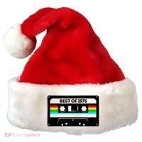Best Of 1975 Retro 50th Birthday Mixtape Santa Hat thumb 0
