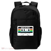 Best Of 1973 Retro 50th Birthday Mixtape Backpack thumb 0