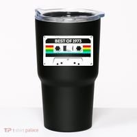 Best Of 1973 Retro 50th Birthday Mixtape Tumbler thumb 0