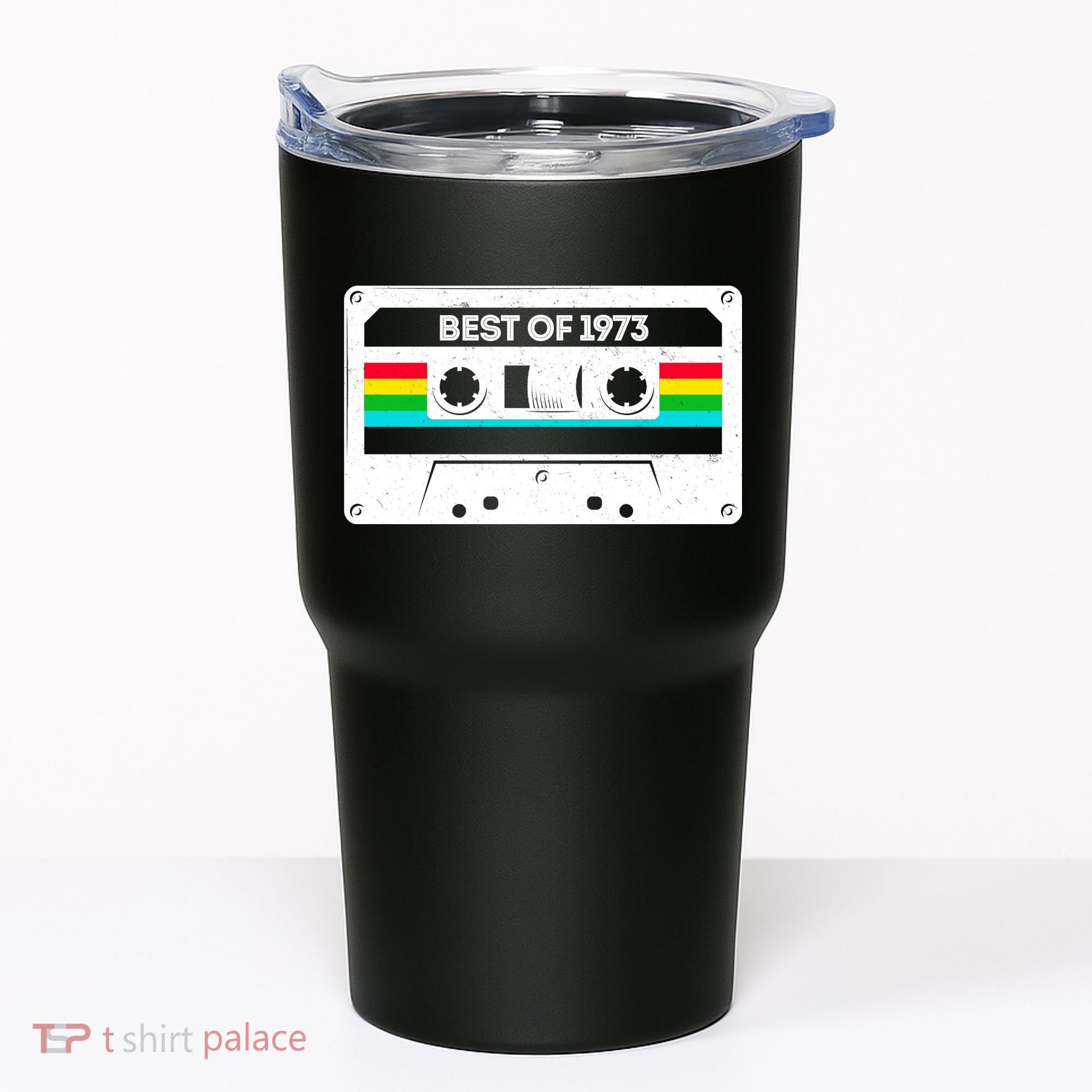 Best Of 1973 Retro 50th Birthday Mixtape Tumbler