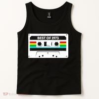 Best Of 1973 Retro 50th Birthday Mixtape Tank Top thumb 2