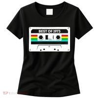 Best Of 1973 Retro 50th Birthday Mixtape Women's T-Shirt thumb 0